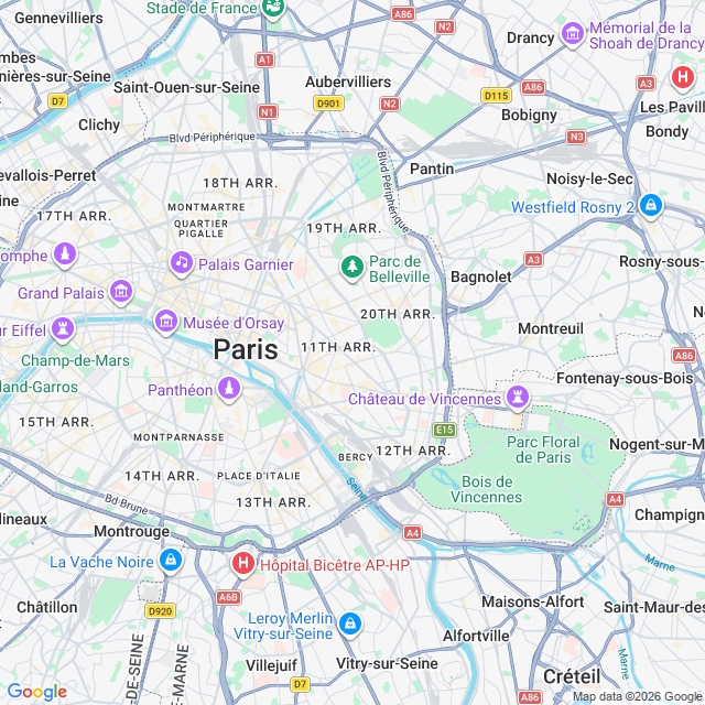 Approximate location