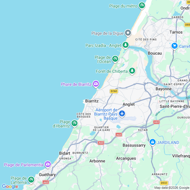 Approximate location