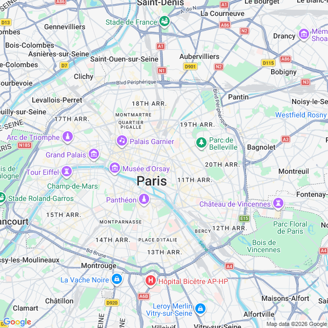 Approximate location