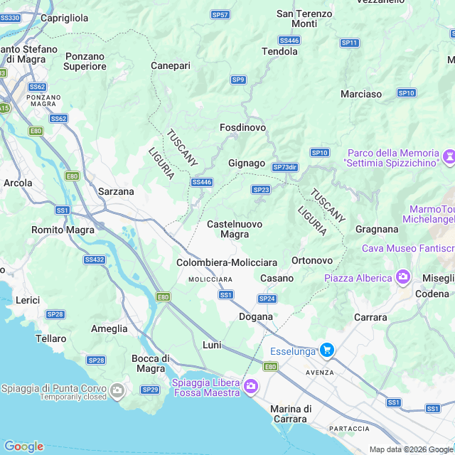 Approximate location