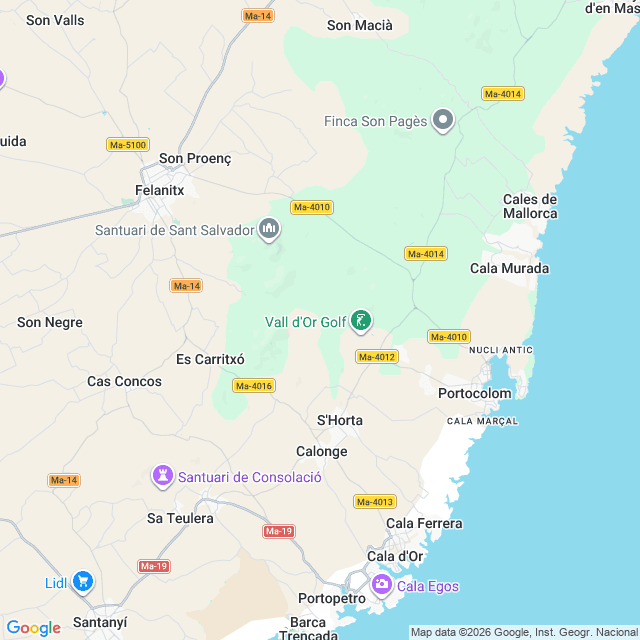 Approximate location