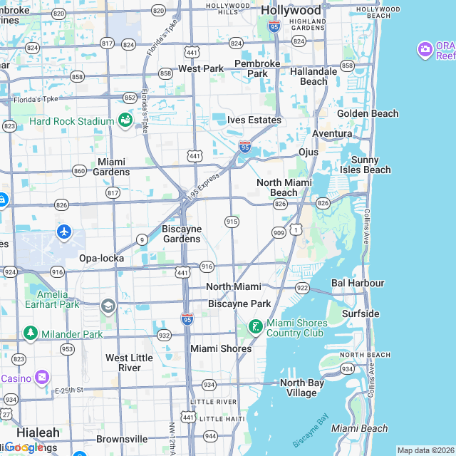 Approximate location
