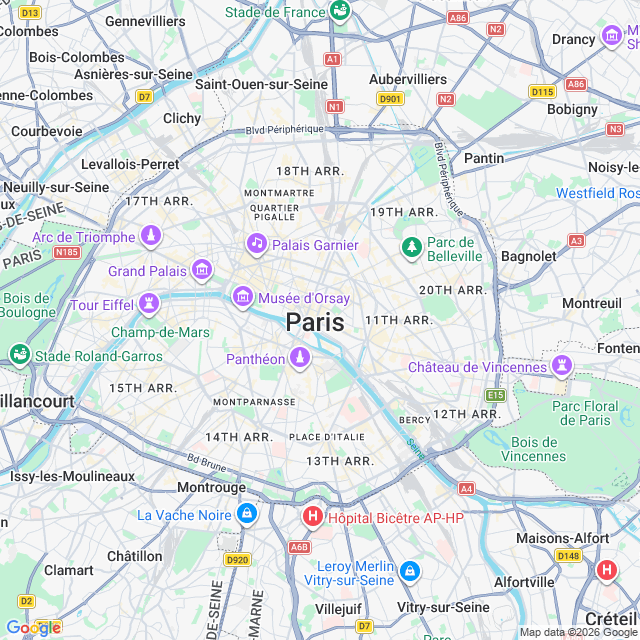 Approximate location