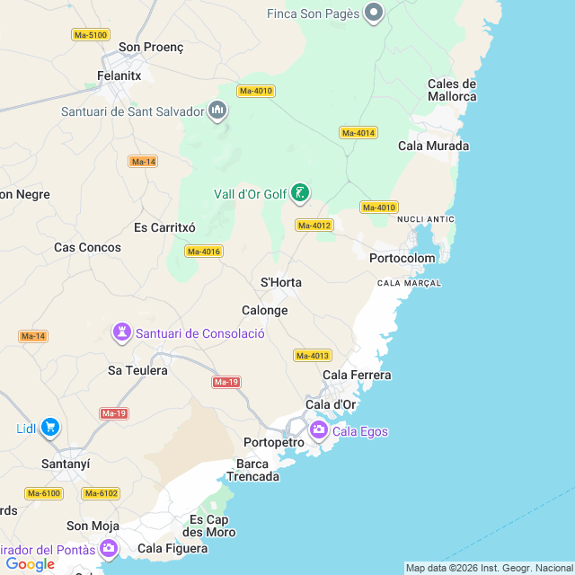 Approximate location