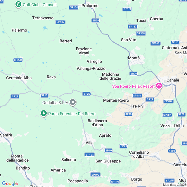 Approximate location