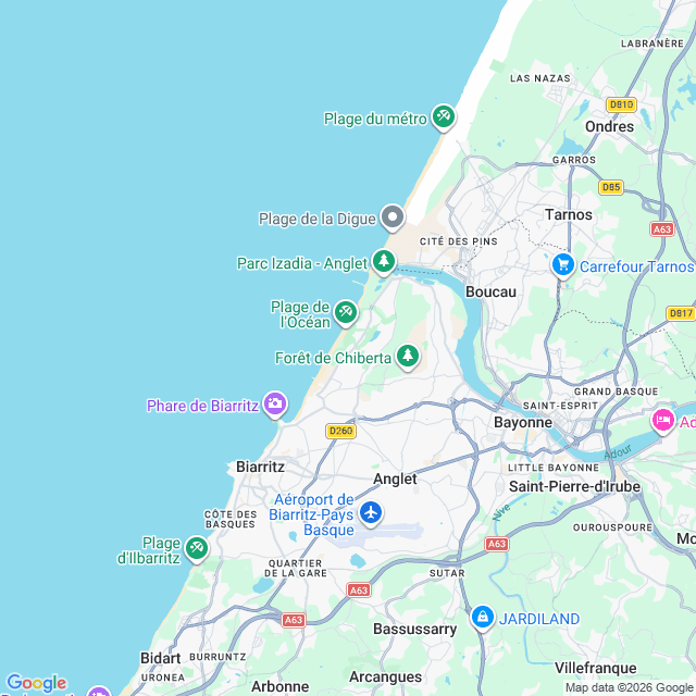 Approximate location