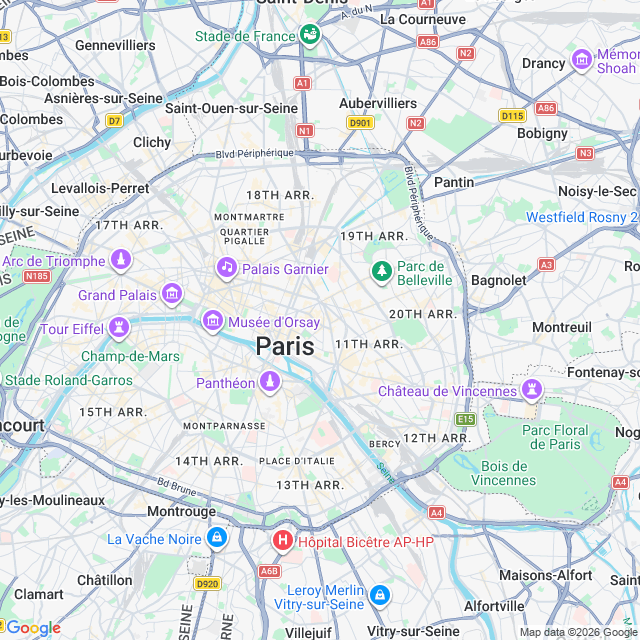 Approximate location