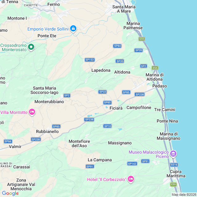 Approximate location