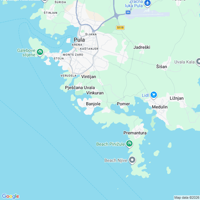 Approximate location