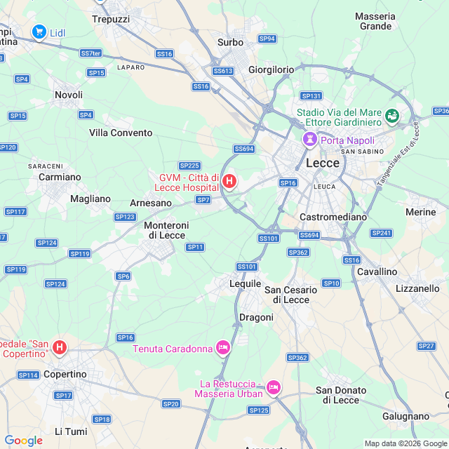 Approximate location