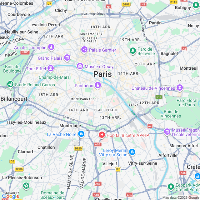 Approximate location