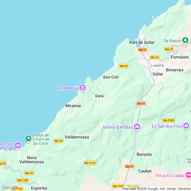 Approximate location