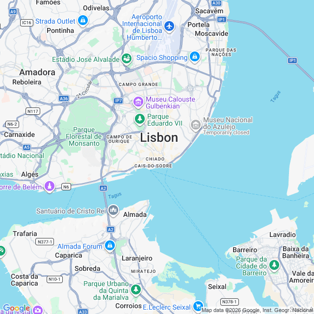 Approximate location