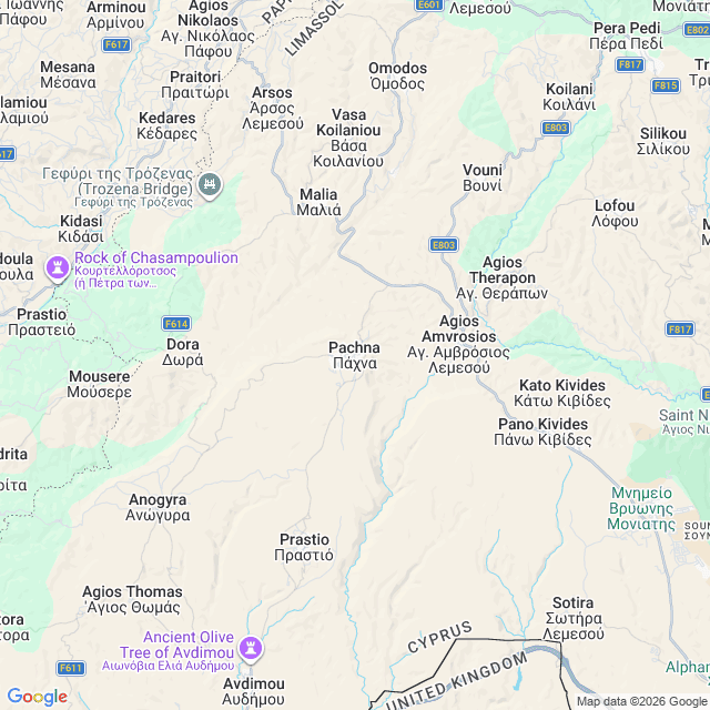 Approximate location