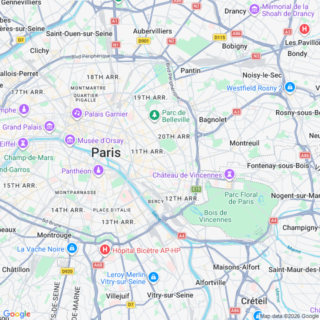 Approximate location