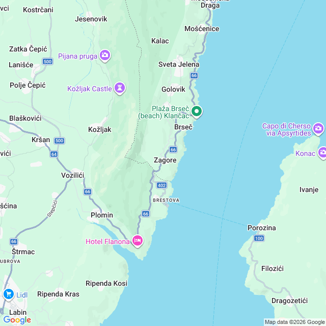 Approximate location