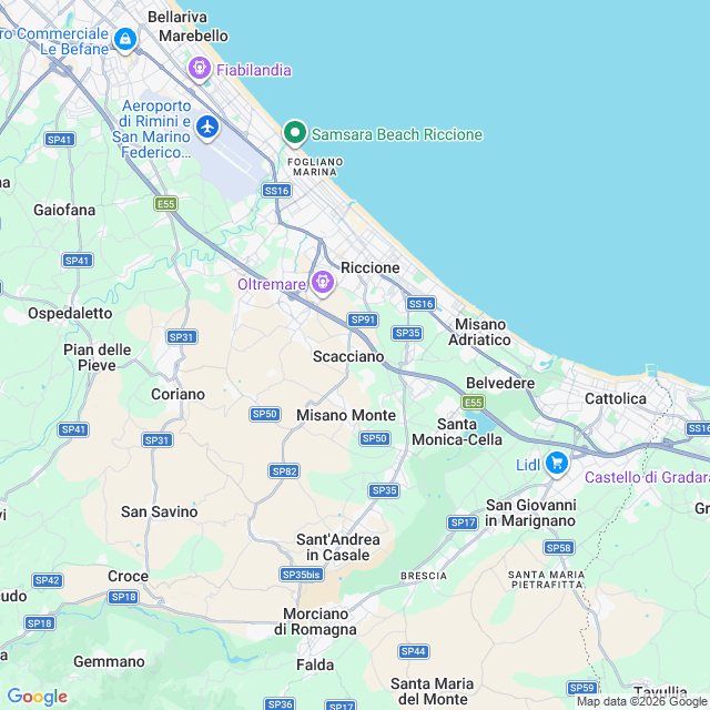 Approximate location