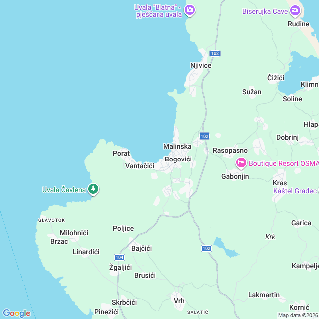 Approximate location