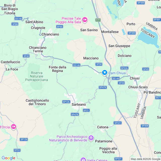 Approximate location