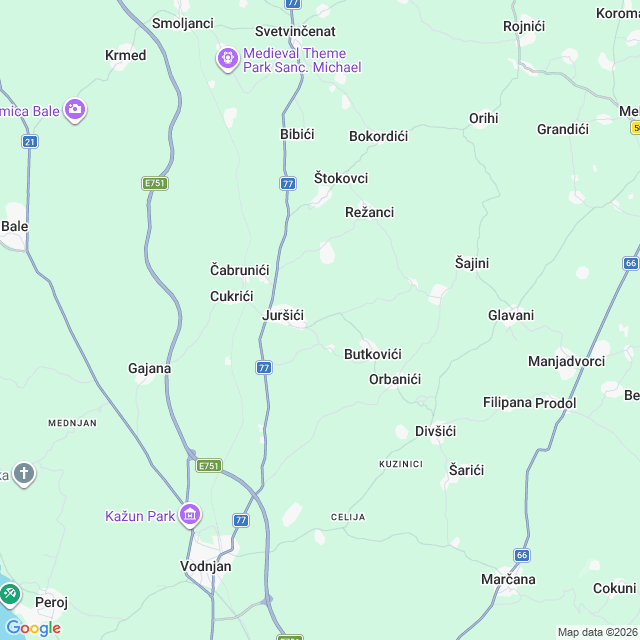 Approximate location