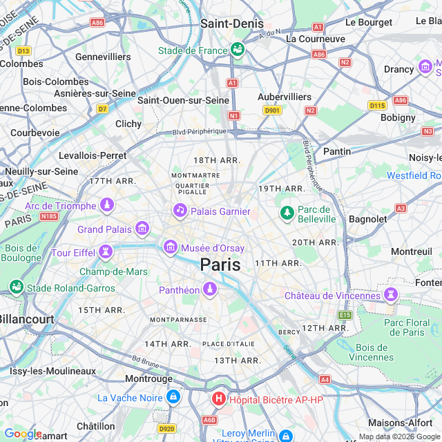 Approximate location