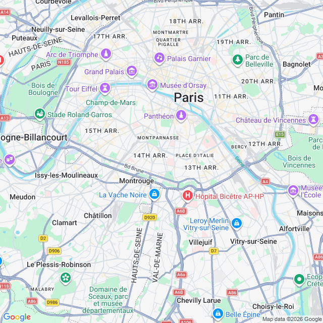 Approximate location