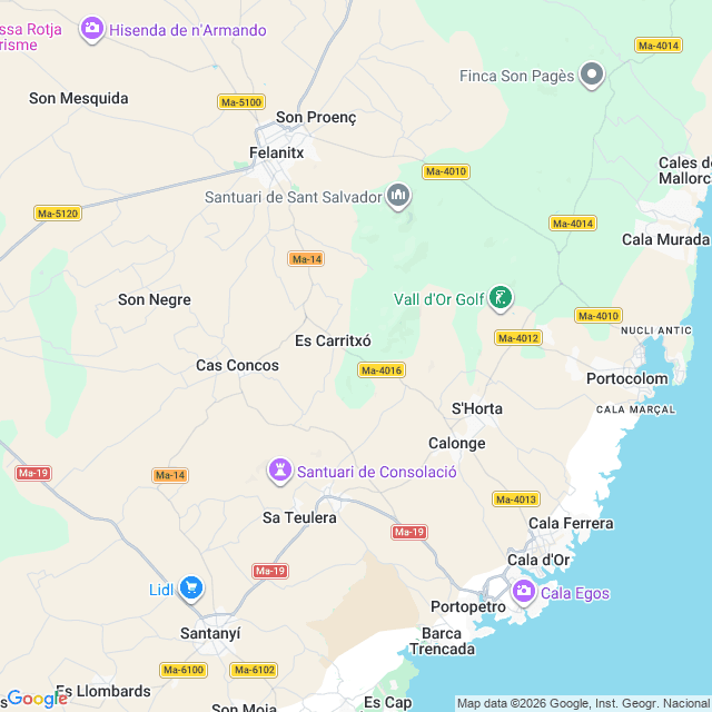 Approximate location