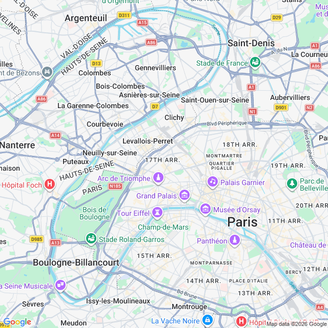 Approximate location
