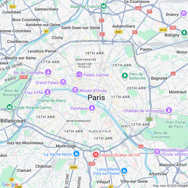 Approximate location