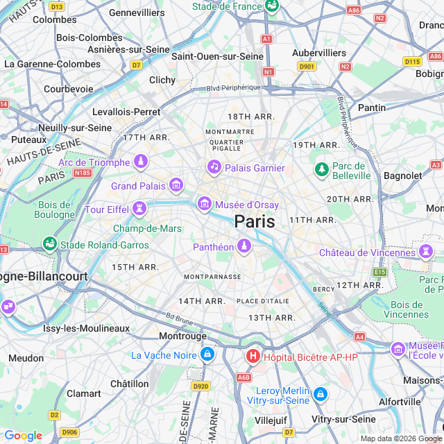 Approximate location