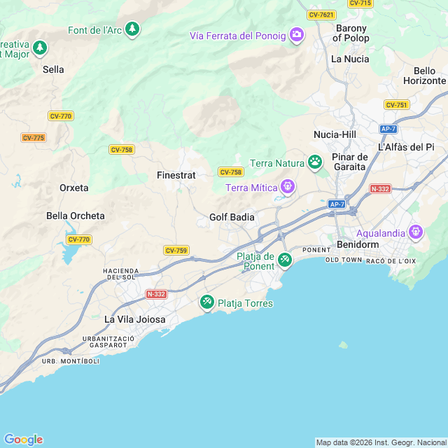 Approximate location