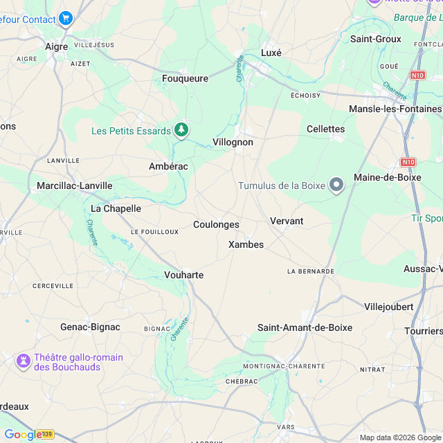 Approximate location