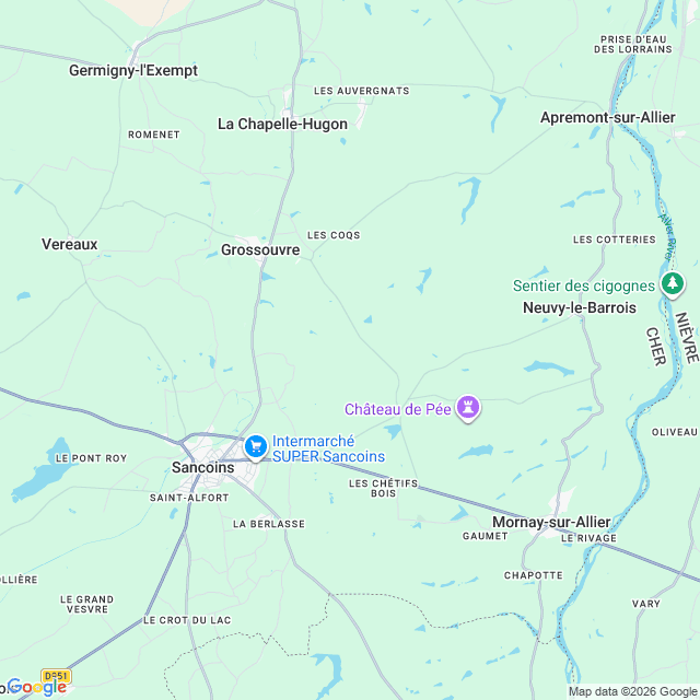 Approximate location