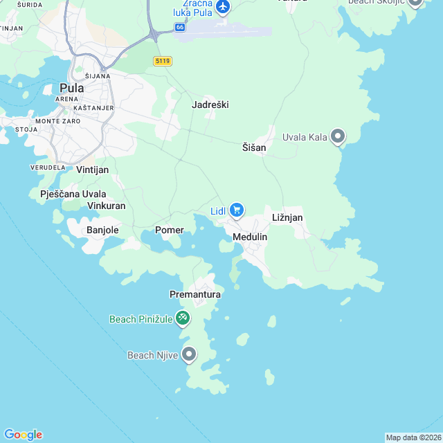 Approximate location