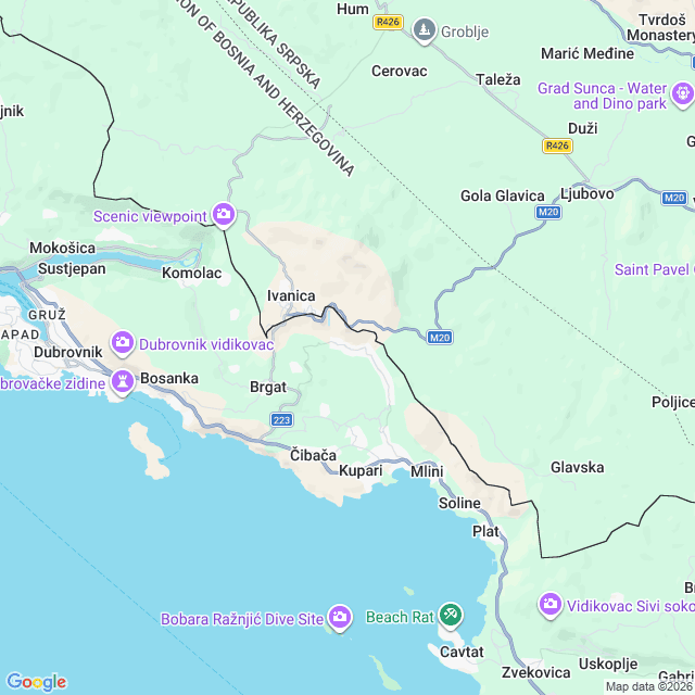 Approximate location
