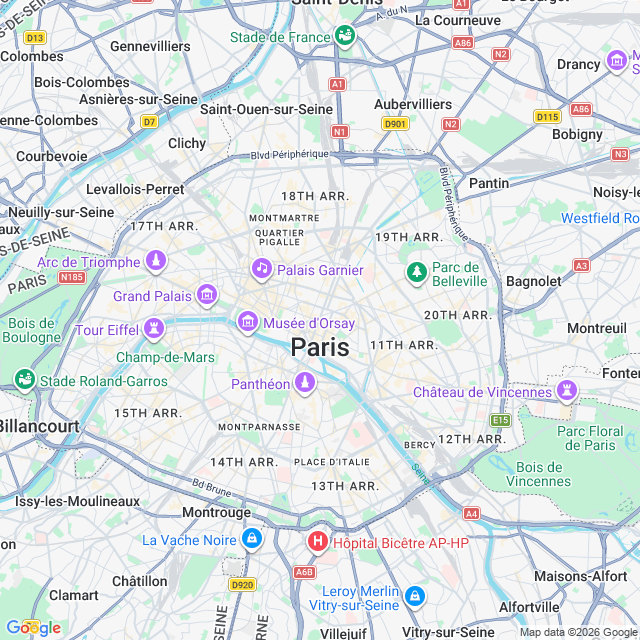 Approximate location