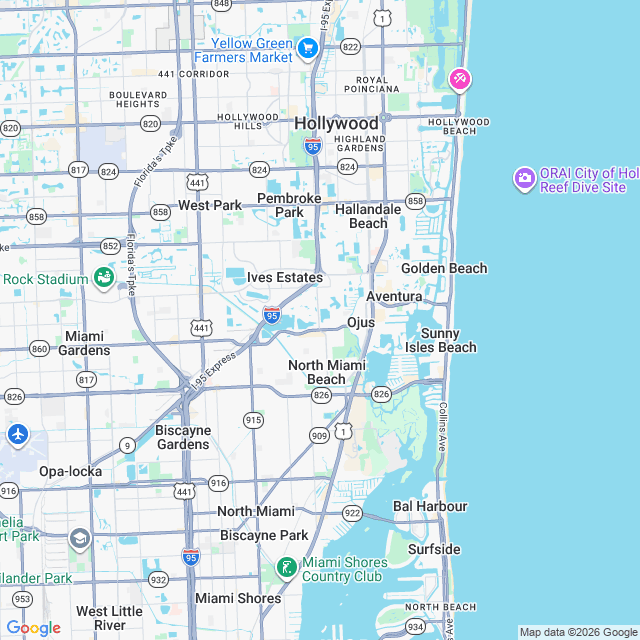 Approximate location