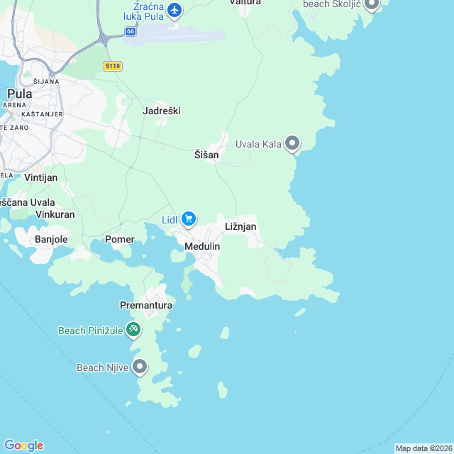 Approximate location