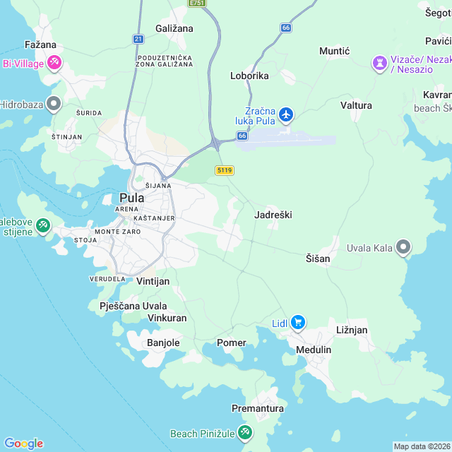 Approximate location