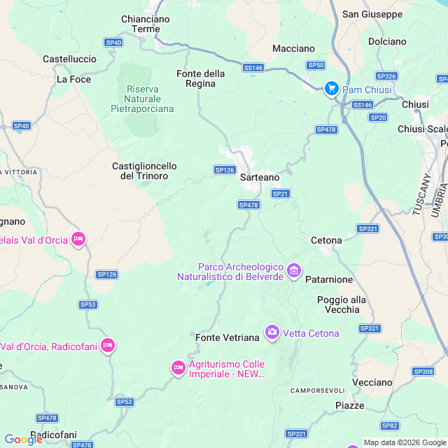 Approximate location
