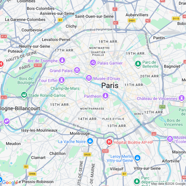 Approximate location