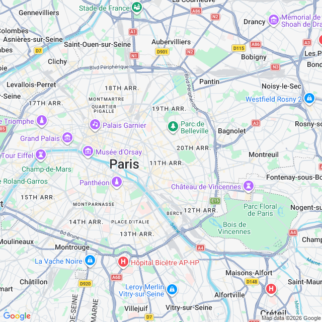 Approximate location