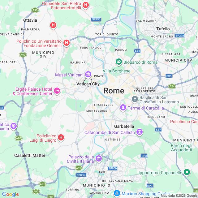 Approximate location