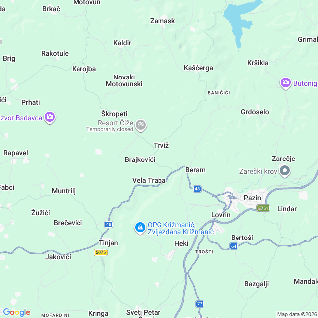 Approximate location