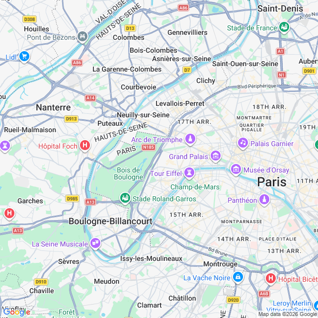 Approximate location