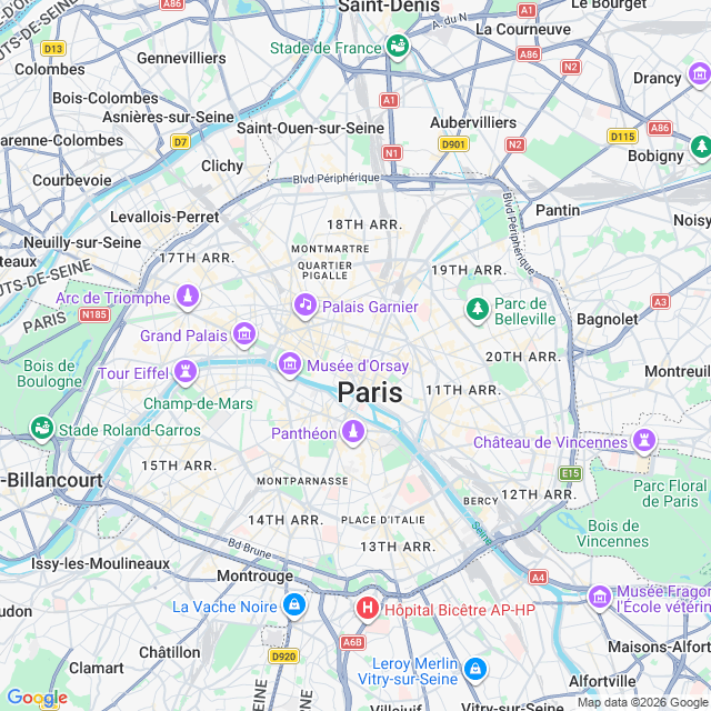 Approximate location