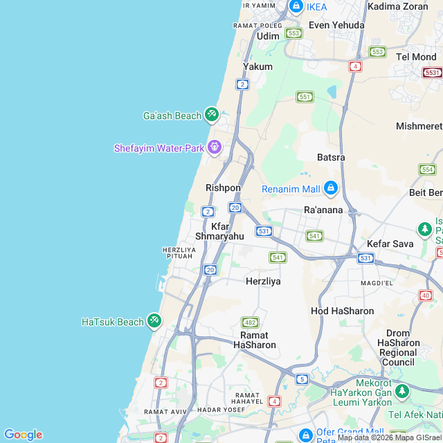 Approximate location