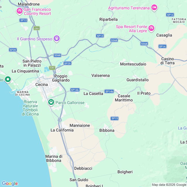 Approximate location