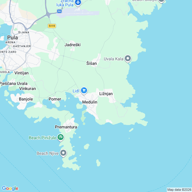 Approximate location