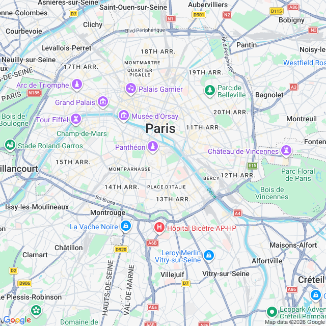Approximate location